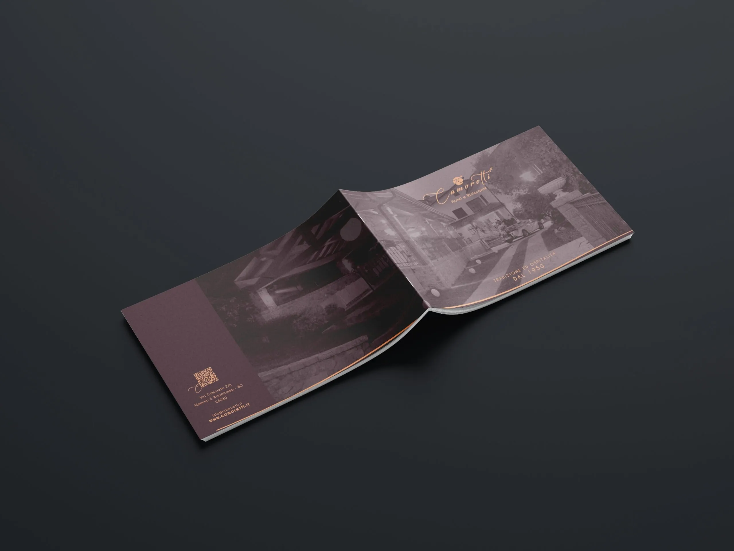 Brochure copertina retro
