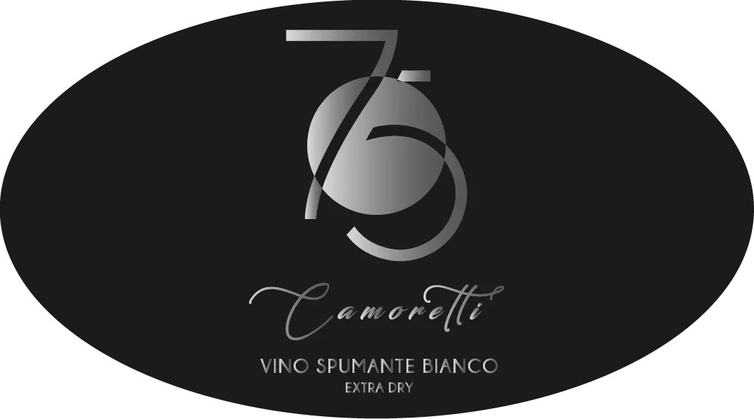 Etichetta 75 anni Camoretti variante