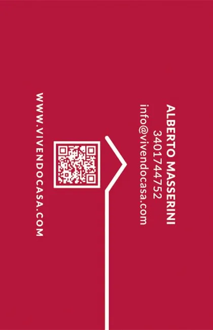 Business card retro Vivendocasa