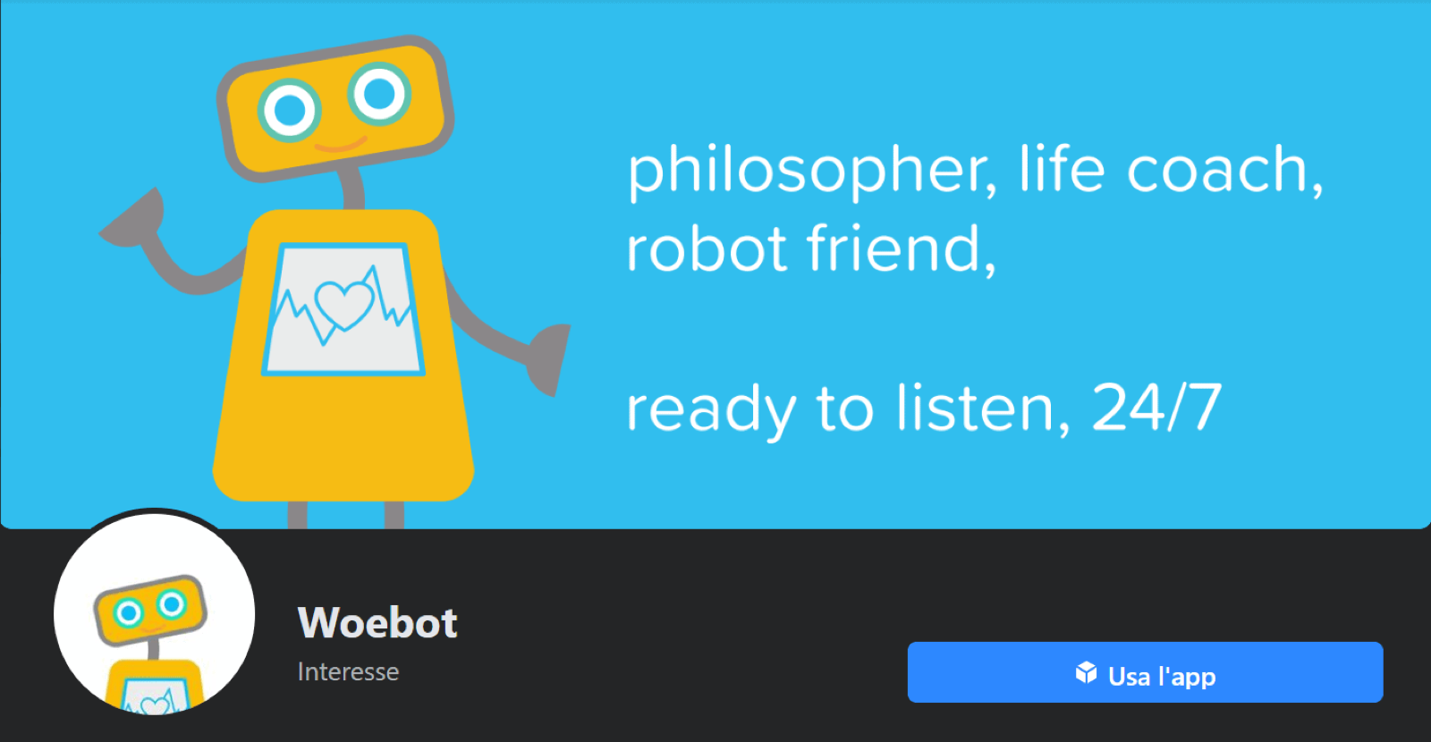 Woebot: Psicologia digitale al tuo servizio